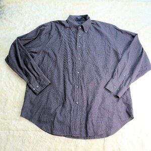 Nautica Brown L/S Button Down Shirt Size Large